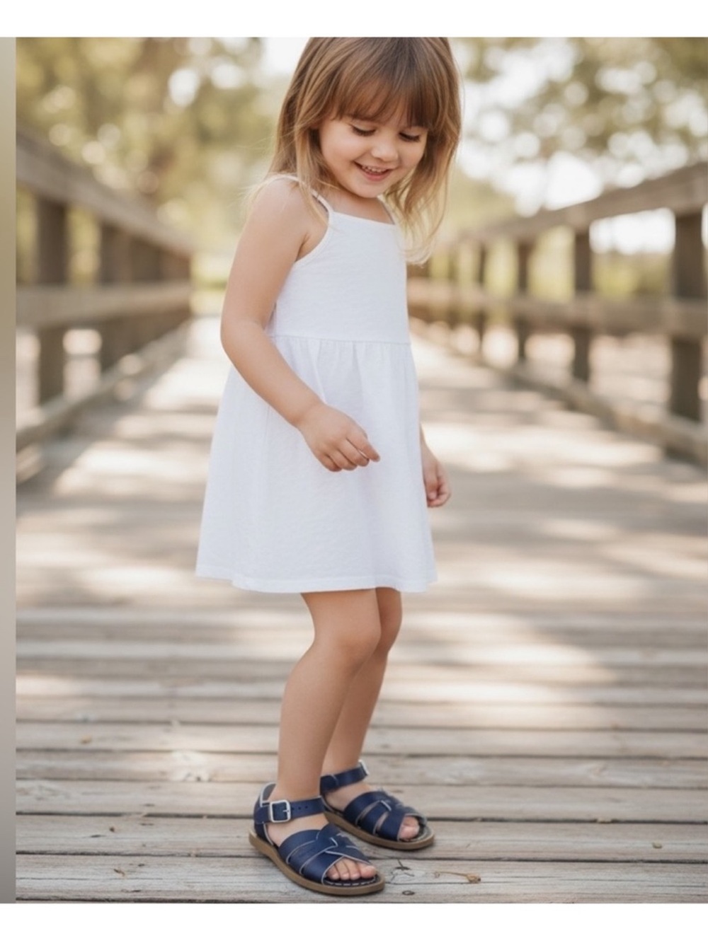 Salt Water Sandals Navy Blue Toddler Size 6 (US 7)